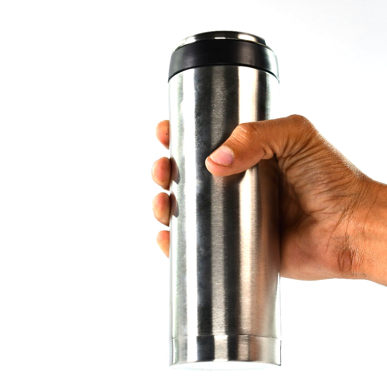 6446 450Ml STAINLESS STEEL WATER BOTTLE FOR MEN WOMEN KIDS | THERMOS FLASK | REUSABLE LEAK-PROOF THERMOS STEEL FOR HOME OFFICE GYM FRIDGE TRAVELLING DeoDap 6446 450Ml STAINLESS STEEL WATER BOTTLE FOR MEN WOMEN KIDS | THERMOS FLASK | REUSABLE LEAK-PROOF THERMOS STEEL FOR HOME OFFICE GYM FRIDGE TRAVELLING DeoDap
